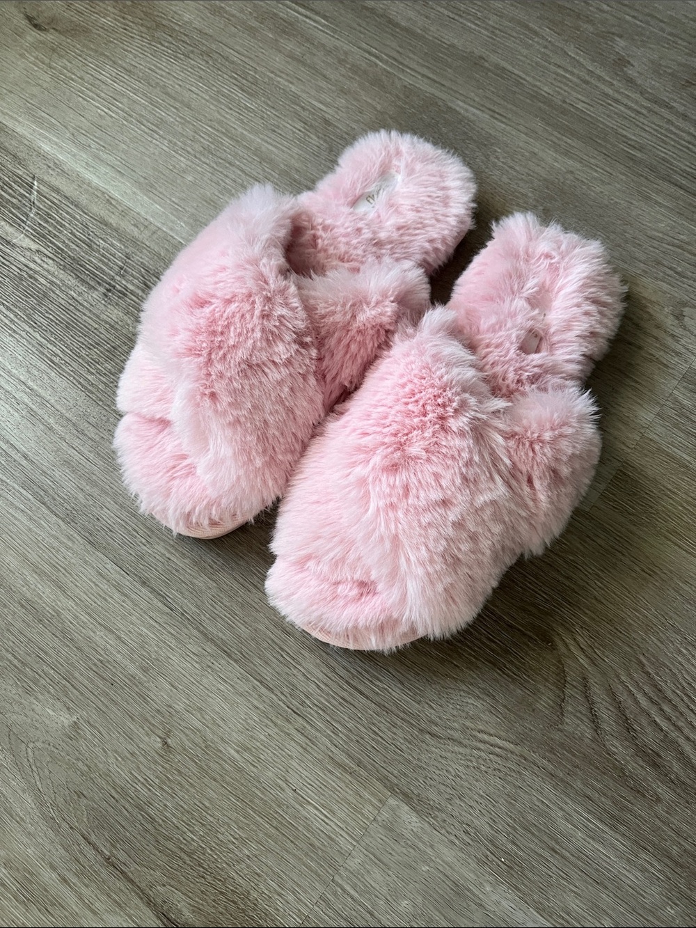 Cozy Pink Fuzzy Slippers